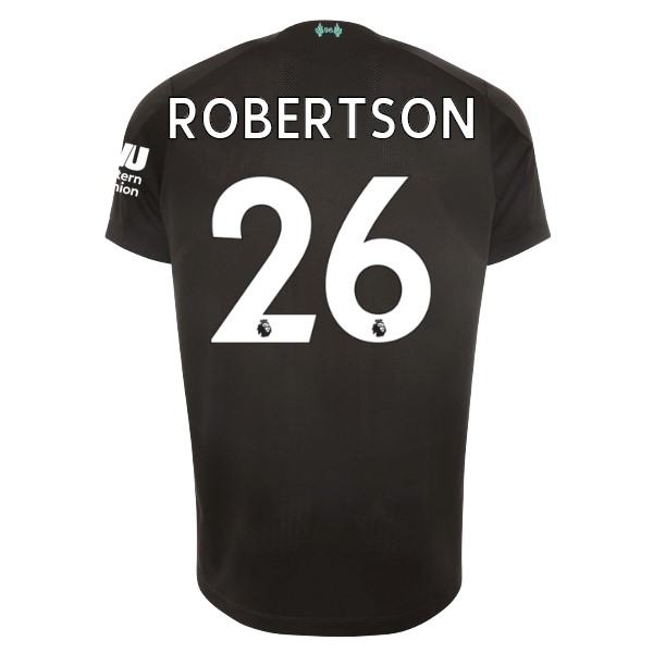 Trikot Liverpool NO.26 Robertson Ausweich 2019-20 Schwarz Fussballtrikots Günstig